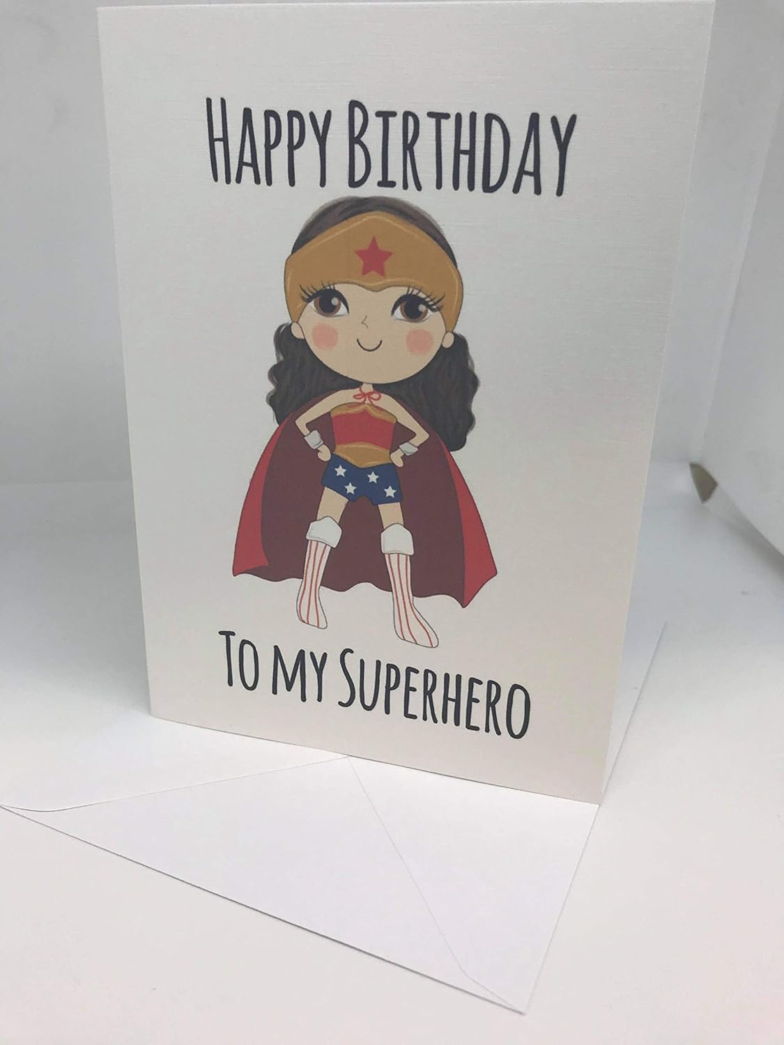 Wonder Woman Birthday Card Printable