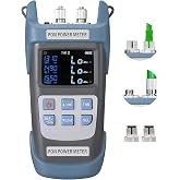 Fiber Optic PON Optical Power Meter A-330A SCAPC FCAPC Interface PON Network Tester 1310nm 1490nm 1550nm Fiber Network Tester PON Optical Power Meter Testing Tool