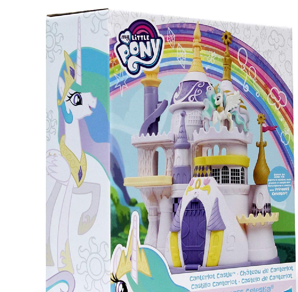 My Little Pony Canterlot Castle Playset with Princess Celestia Figure and Accessory