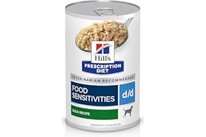 Hill's Prescription Diet d/d Skin/Food Sensitivities Duck Formula Wet Dog Food, Veterinary Diet, 13 oz. Cans, 12-Pack
