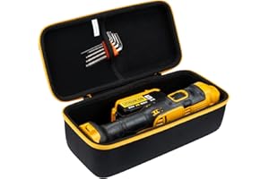 khanka Hard Travel Case Replacement for DEWALT 20V MAX Right Angle Cordless Drill/Driver DCD740C1 / DCD740B