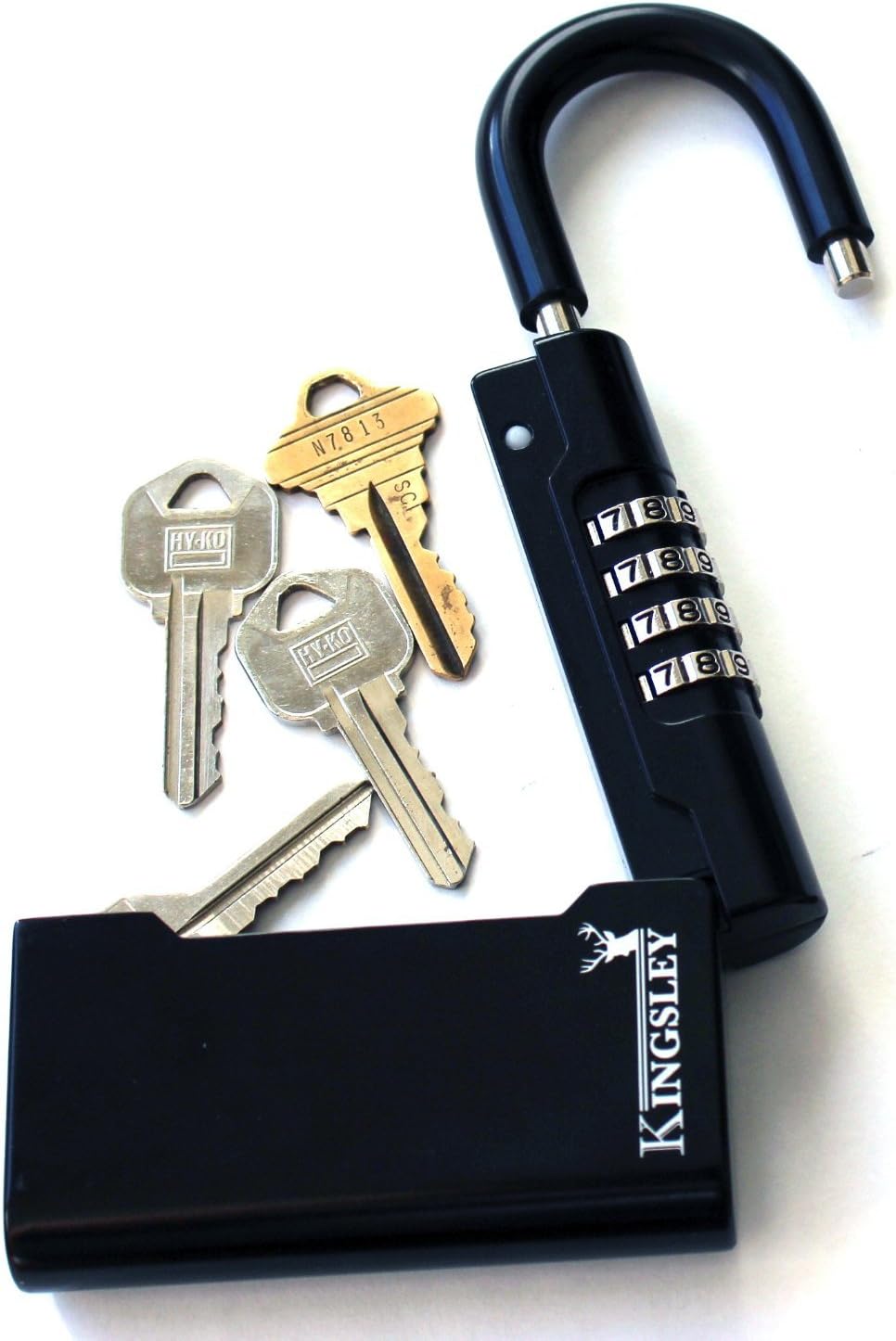 Kingsley Guard-a-Key Black Realtor's Lockbox: Home Improvement