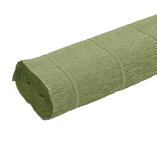 FloristryWarehouse Sage Green 562 Crepe paper roll 50cm x 2.5m Italian