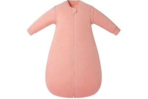 Nest Designs Long Sleeve Sleep Bag with Removable Sleeves | Comfortable & Lightweight Baby Sleep Sack | 1.0 TOG