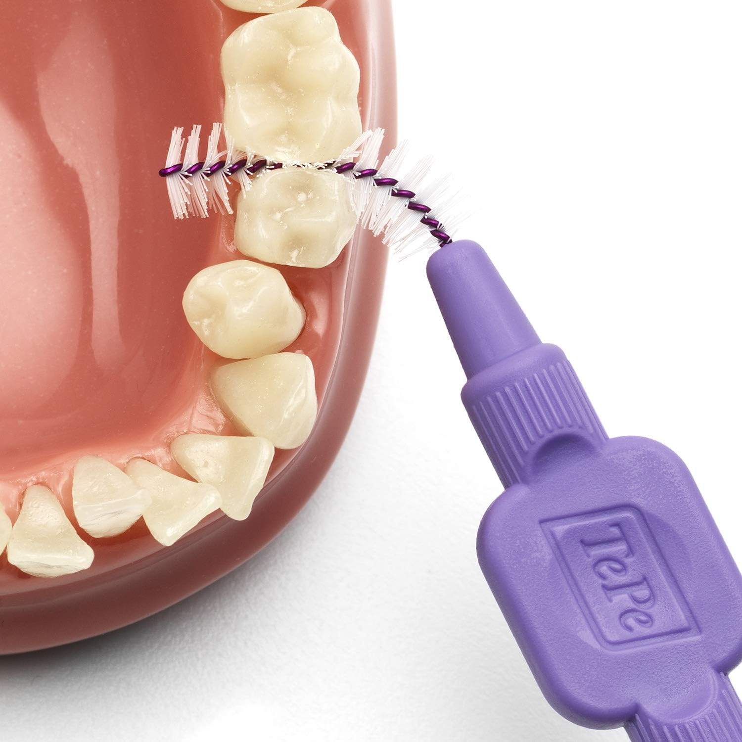 TePe Interdental Brush, Original, Purple, 1.1mm/ISO 6, 8pcs, Plaque Removal, Effective Cleaning Between Teeth - Image 3