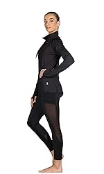 icyzone Women's Workout Yoga Track Jacket 1/2 Zip