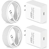 Pixel 10 9 8 7 6 Fast Charger, 2 Pack 45W USB C Super Fast Wall Charger Block with 10FT Long Type C Charging Cable Cord for Google Pixel 10/10 Pro/10 Pro XL/9/9a/9 Pro XL/Fold/8/8a/8 Pro/7/7 Pro/6/5/4
