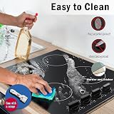 Karinear 60cm Ceramic Hob 4 Zone Built-in Knob Control 6000W Hard Wired view 4