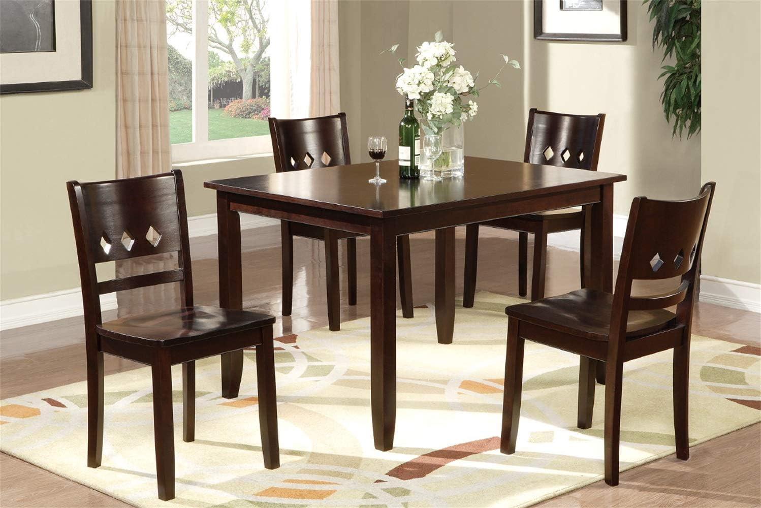 Poundex 5 Piece Dining Set