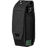 Molle Flashlight Holder Magazine Pouch Tactical Pouches Multiuse Portable Tool Pouches Flashbang Pouch for Duty Belt Backpack 500D Nylon