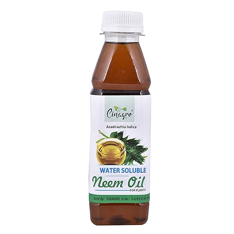 CINAGRO - Neem Oil for Plants (500ml) Organic Eco-Friendly Pesticide, Water Soluble Ready to use, with 1ltr Pressure Sprayer