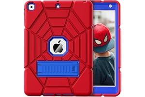 Grifobes for iPad 9th Generation Case, iPad 8th/7th Generation Case 2021/2020/2019, Heavy Duty Shockproof Rugged Protective 10.2" Cover with Stand for iPad 9 8 7 Gen 10.2 inch Kids Children Boys