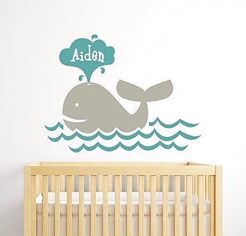 whale baby room decor