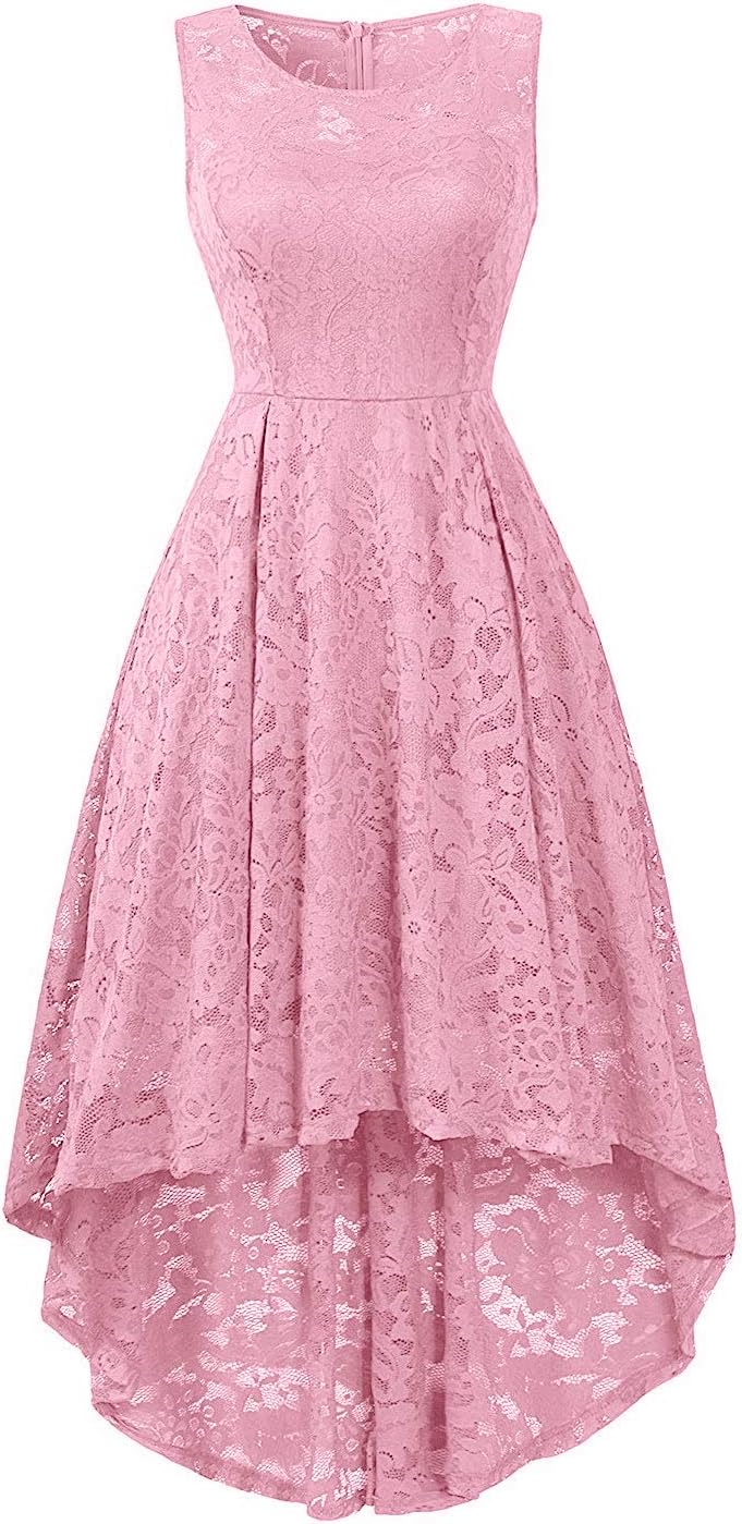 GREMMI Women Lace Dress Vintage A Line Evening Dress Party Swing Dress Wedding Occasion Cocktail Dresses