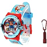 Paw Patrol Kids Flashlight LCD Watch & Flashlight Set – Chase, Marshall, Rubble Character Design, Digital Display, Light-Up Feature, Adjustable Strap, Fun for Young Fans – Fits Wrists 5.5” to 8”