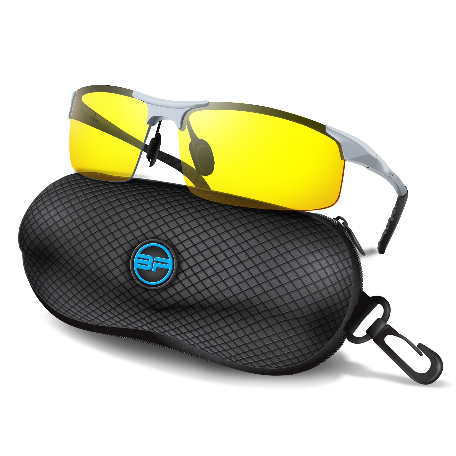 BLUPOND Night Driving Glasses - Yellow HD Vision For Reduced Glare & Eye Strain