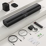 Saiyin 20” Sound Bar TV Detachable 2 in 1 Wall Mount Bluetooth Optical view 6