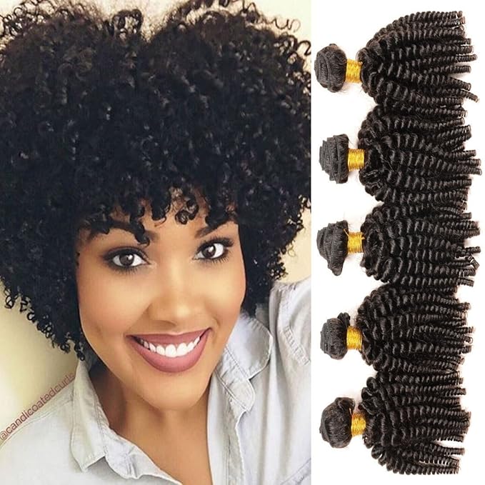 Amazon Com Aliglossy Afro Hair Mongolian Afro Kinky Curly Hair