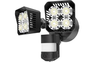 Upgraded SANSI LED Security Motion Sensor Outdoor Lights, 36W (250W Incandescent Equivalent) 3600lm, 5000K Daylight, Dusk to 