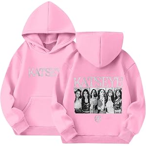 Katseye Hoodie for Kid Katseye Merch Graphic Sweatshirts Long Sleeve Hoodie | Graphic Tees for Women, Country Concert Outfits