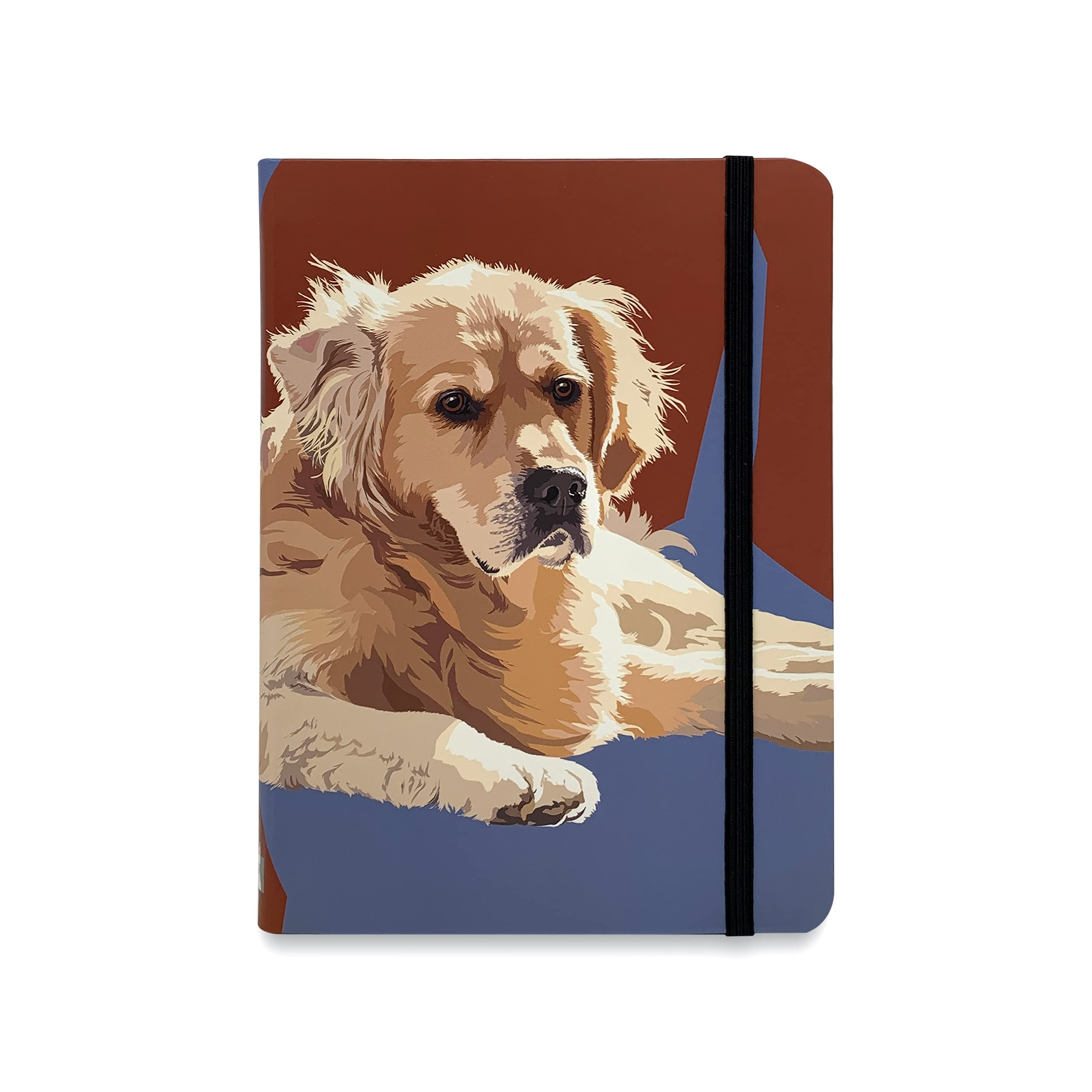 Golden Retriever Pocket Notebook by Leslie Gerry