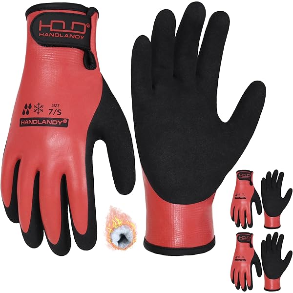 Cordova 3988 Thermal Latex Gloves, Extra Gripping Power
