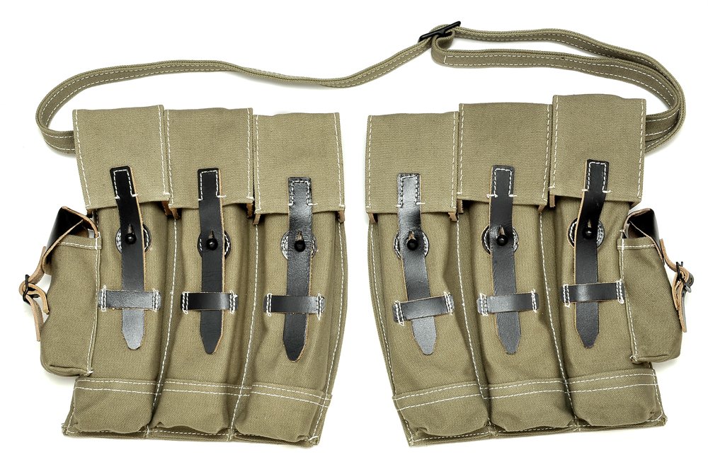 World War Supply German WW2 STG44 MP44 Magazine Pouch Set