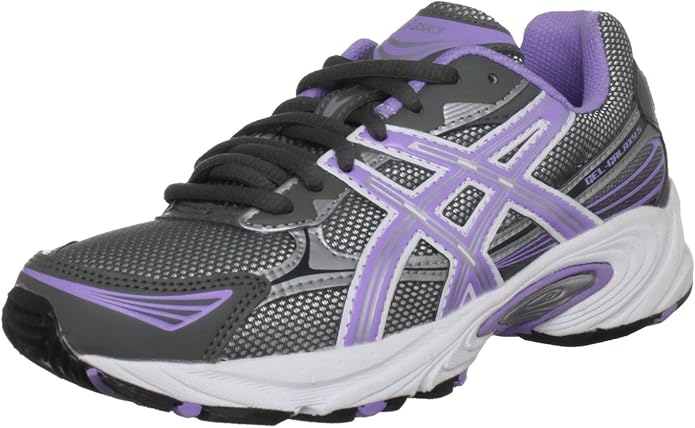 ASICS Junior Gel-Galaxy 5 GS Running Shoes, Grey/Purple, UK3: Amazon.co.uk: Shoes & Bags