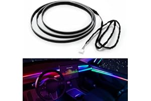 MAODANER Dreamcolor Acrylic Interior Car LED Strip Light 43-inch, which fit for dreamcolor Main Controller Connects and sub-Controller kit (not Including), Not Applicable dreamcolor 5 in 1(Single Controller)