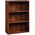 Sauder Beginnings 3-Shelf Bookcase, Bookshelf with Adjustable Storage Shelves, in Brook Cherry finish