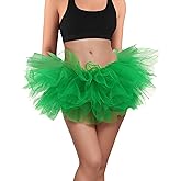 BFONS Tutus for Women Adult 5 Layered Tutu Tulle Skirts Costumes for Womens Tutu Skirts for Girls Teens Halloween Ballet
