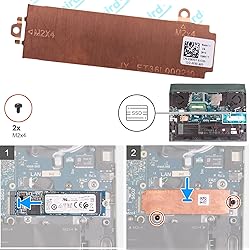 Deal4GO M.2 2280 SSD Heatsink Thermal Shield 26X1Y