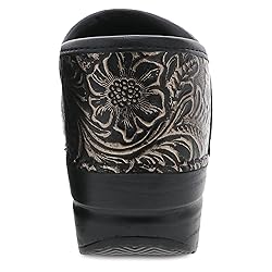 Dansko Women's Professional Black Antique Tooled