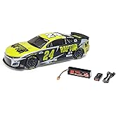 Losi 1/12 NASCAR RC Race Car William Byron No. 24 2025 Raptor Chevrolet ZL1 2S AWD Brushed On-Road Battery &amp; Charger Included Black LOS1122524