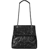 KWANI Lozenge Studded Tote Shoulder bags PU Leather Large Purses Handbag for Women, Magnetic Closure