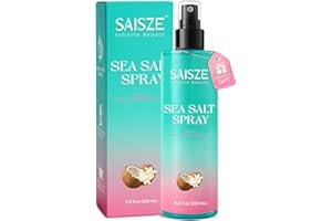 SAISZE Sea Salt Spray for Women and Men, Travel Essentials, Beach Vacation Essentials, Coconut Aroma, Volumizing Salt Water S