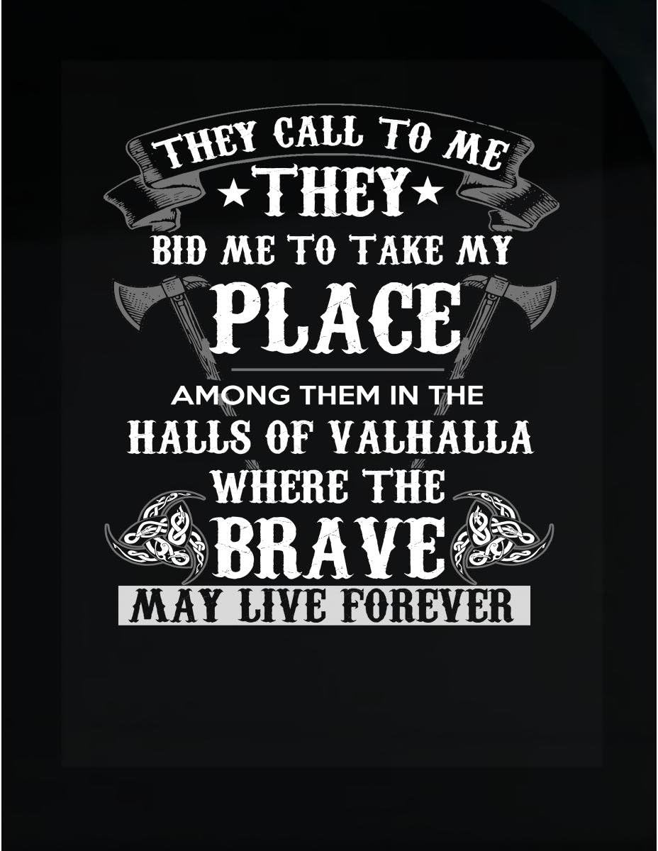 Gilded Frog They Bid Me to Take My Place in The Halls of Valhalla - Sticker