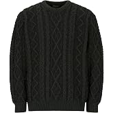 Walker and Hawkes - Men's Merino Wool Stanmore Plaited Crew Neck Jumper