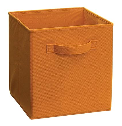 Closetmaid Fabric Drawer Fiesta Orange 26 7 X 26 7 X 29 7 Cm