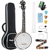 26" Banjolele Starter Kit - Sapele Wood With Remo Head & Carry Bag (G-C-E-A Tuning)