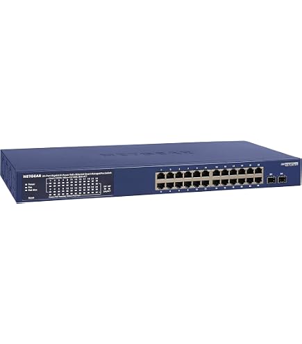 Amazon.com: NETGEAR 26-Port PoE Gigabit Ethernet Smart Managed