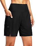 G Gradual Women's 7" Long Swim Board Shorts High