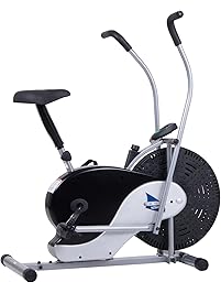 Body Rider Exercise Upright Fan Bike (with UPDATED Softer Seat) Stationary Fitness/Adjustable Seat