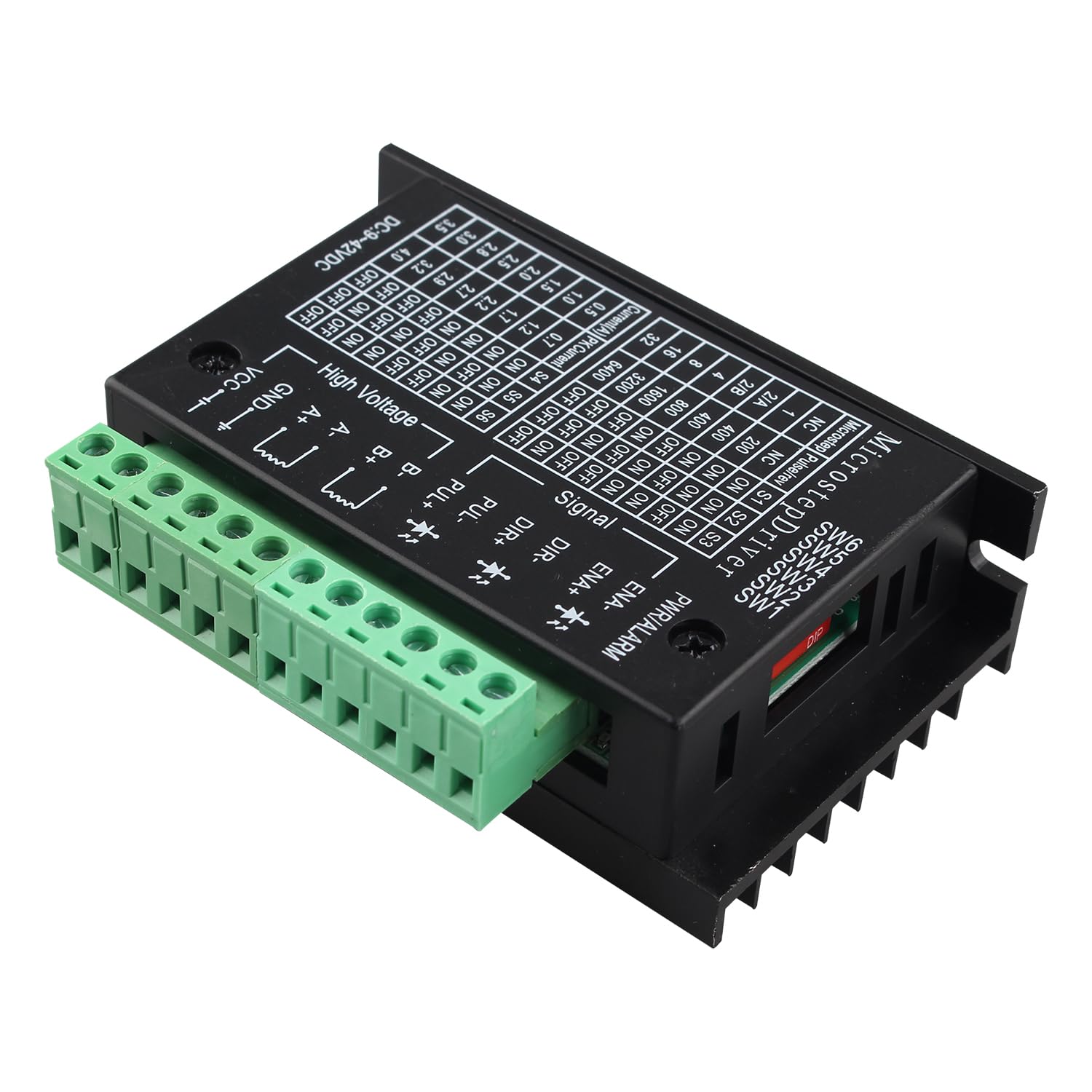 HALJIA TB6600 4A Stepper Motor Driver Controller 20KHZ CNC Single Axis 2/4 Phase Hybrid Stepper Motor Driver Board Controller