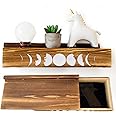 AMBER IMPRINT Hidden Gun Sotrage Shelf - Concealment Furniture - 14.4'' Wide Hidden Storage Wall Decor - Concealment Shelf for Home