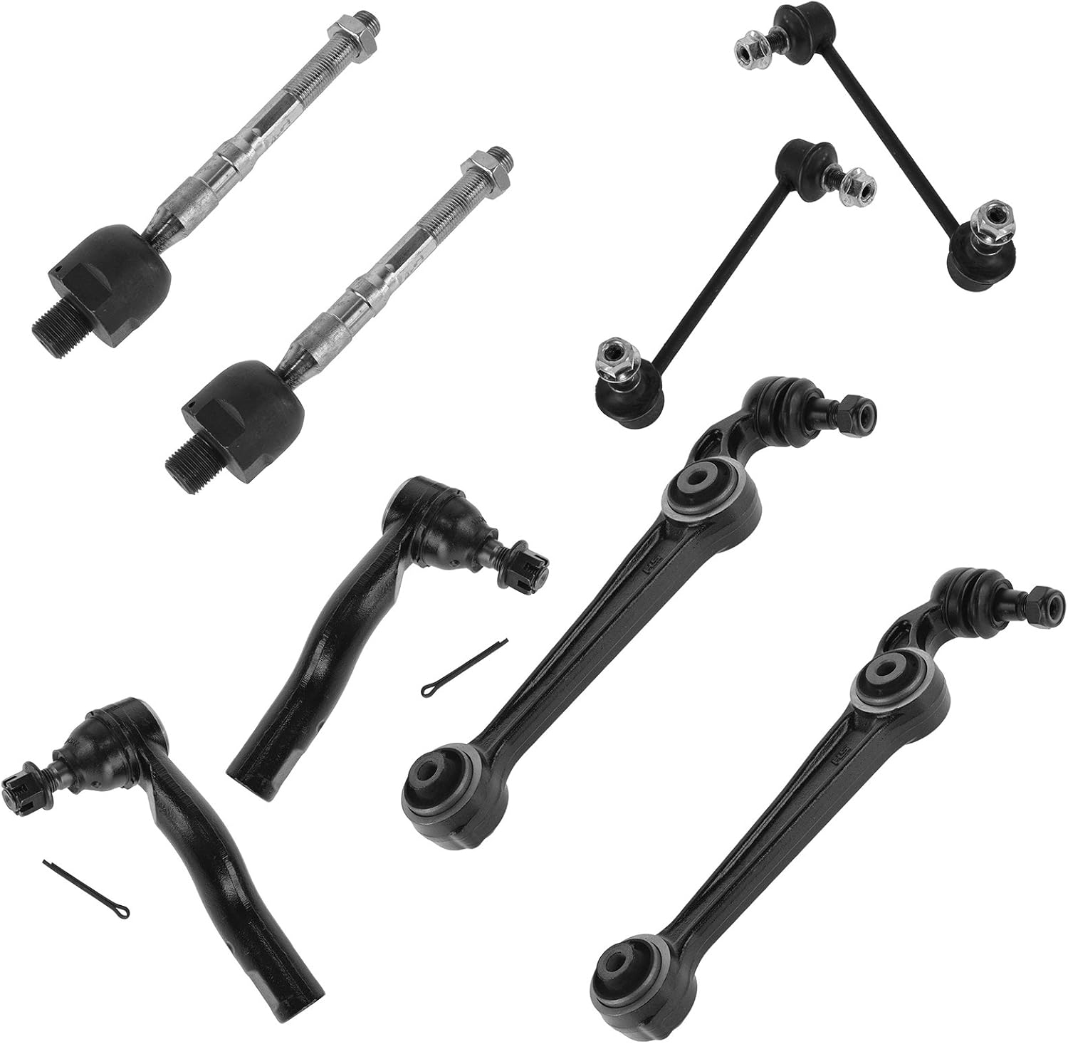 8 Piece Steering & Suspension Kit Control Arms Sway Links