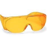 Walker's Unisex Full Coverage Sports Glasses, Impact-Resistant UV Protection Shooting Ballistic Safety Eyewear Over Glasses