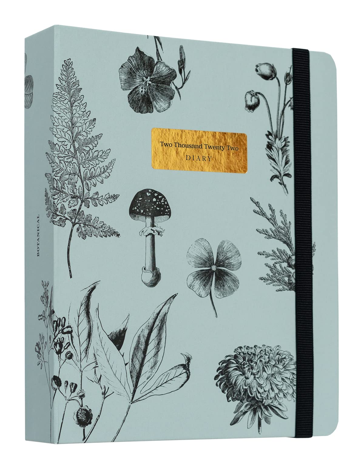 Kokonote Official Botanical A5 2022 Week To View Diary - 2022 Weekly Planner - A5 Planner With Stickers and Pocket - 2022 Diary