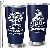 RUIYIMOEO Pastor Gifts for Men, Religious Coffee Mugs, Pastors Christian Tumbler,20oz Coffee Tumbler, Pastor Appreciation Travel Mug