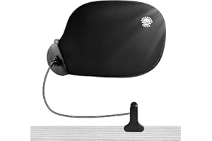 BEWITU Office Cubicle Shade Desk Shade, Adjustable Cubicle Light Shield, Cubicle Shade to Block Light, Glare, and Disturbances, Portable Laptop Sun Shade for Working Outside, Office Cubicle Accessories-Black